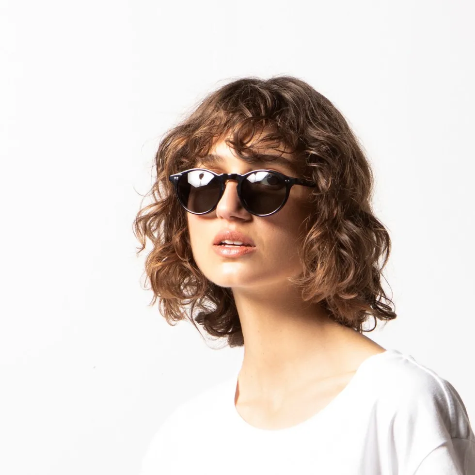 Sale 'Ascetic' Sunglasses - Black Sunglasses