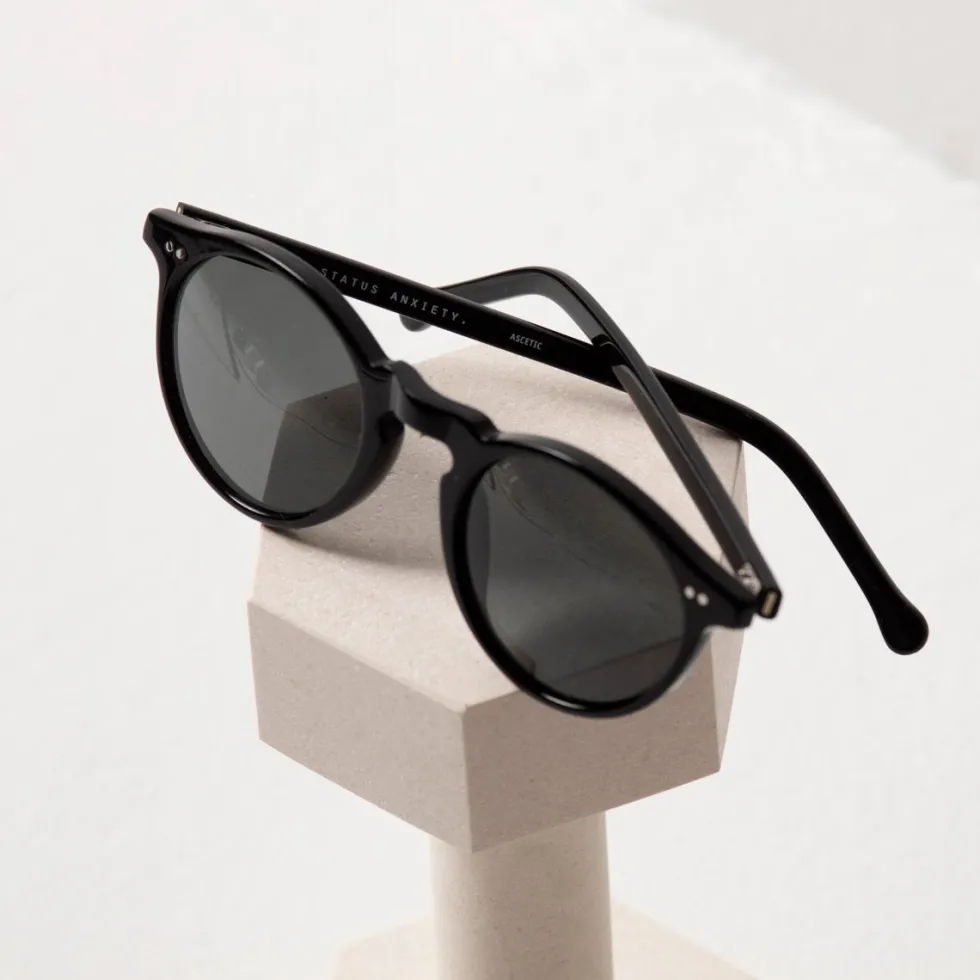 Sale 'Ascetic' Sunglasses - Black Sunglasses