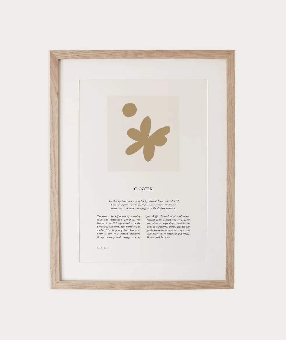Best Zodiac A4 Print - Cancer 04 Books & Art|Home & Living
