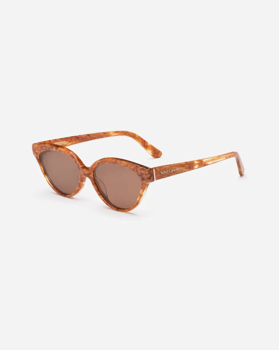 Hot 'Beat Generation' Sunglasses - Amber Tort Sunglasses