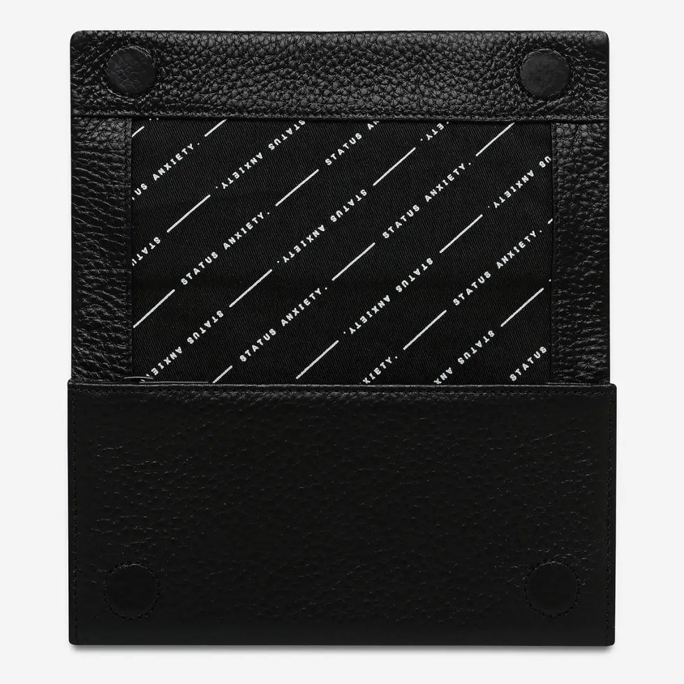 Discount 'Nevermind' Wallet - Black Wallets