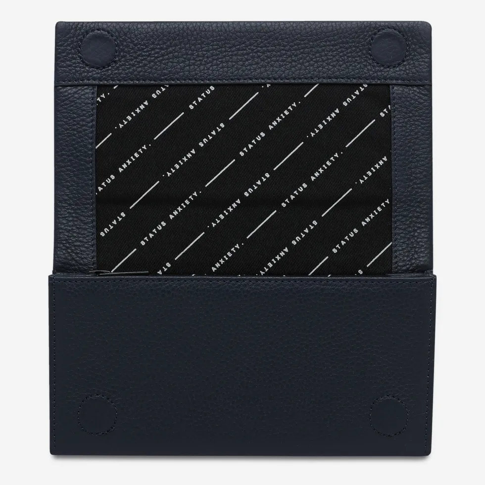 Best 'Nevermind' Wallet - Navy Blue Wallets