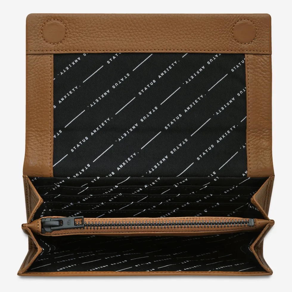 Clearance 'Nevermind' Wallet - Tan Wallets