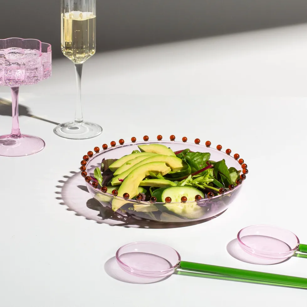 Fashion 'Pearl Platter' - Pink & Amber Home & Living