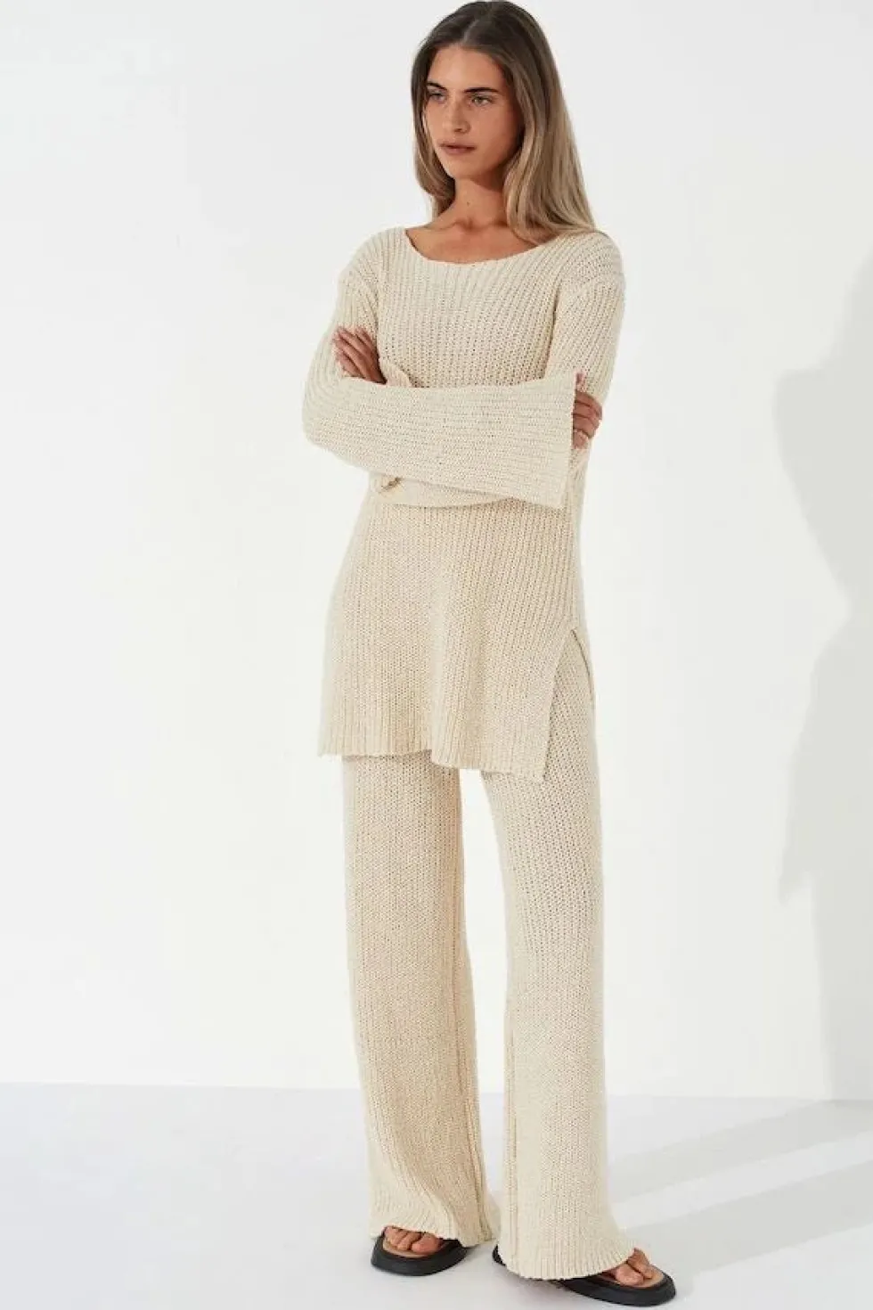 Online 'Stone Cotton Blend Knit Pant' Bottoms