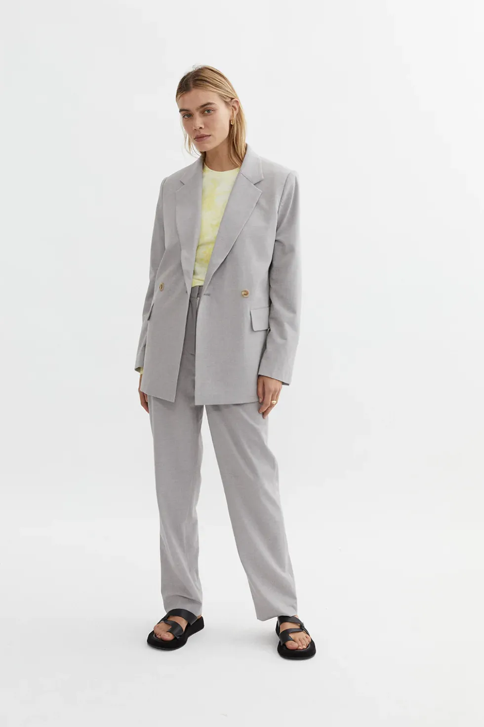 Outlet 'Lawrence Pant' - Grey Bottoms