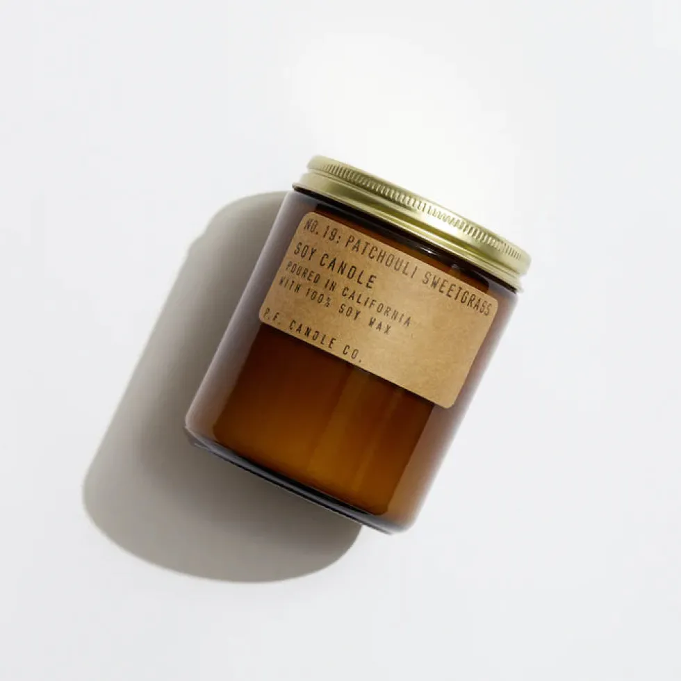 New No. 19 Patchouli Sweetgrass - Candle Home & Living