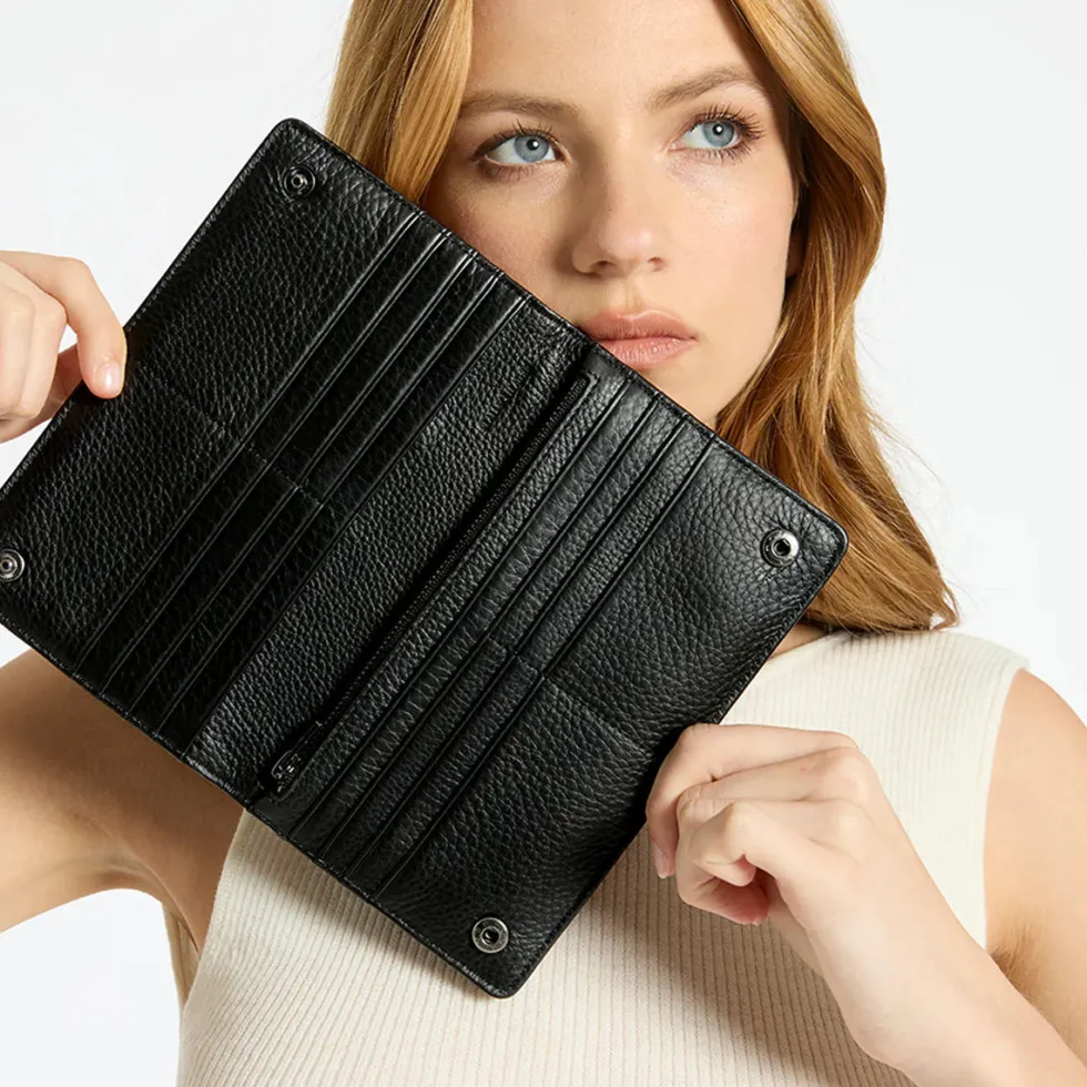 New 'Living Proof' Wallet- Black Wallets