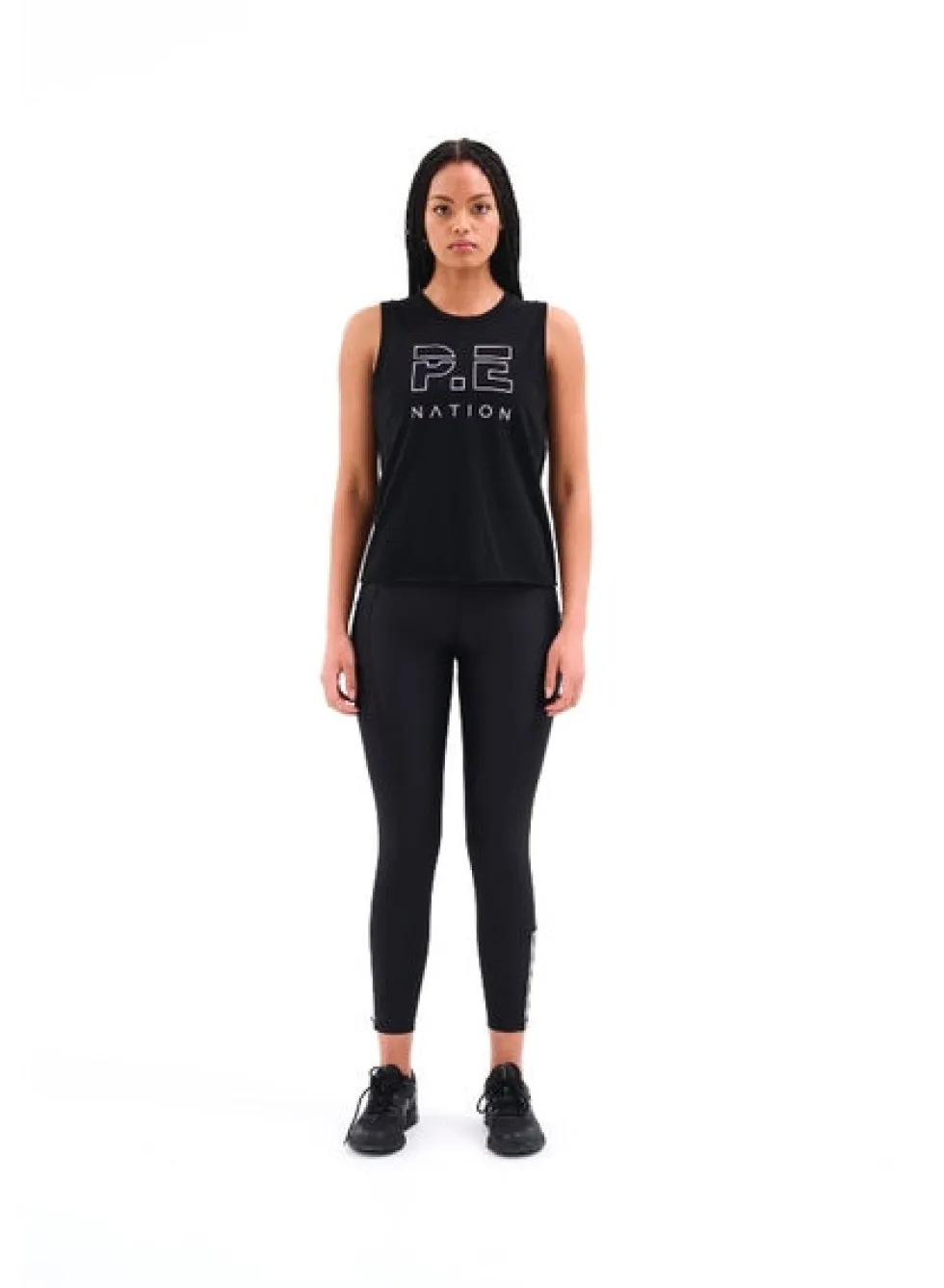 Discount 'Shuffle Tank' - Black Tops|Activewear