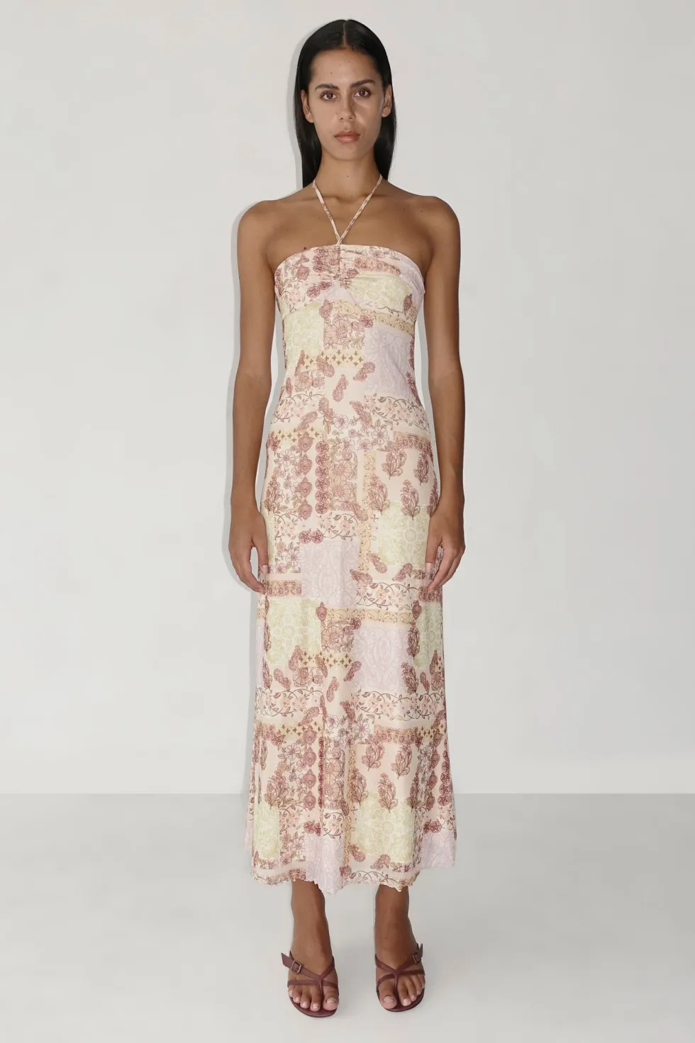 Fashion 'Monica Mesh Midi Dress' - Nostalgia Mesh Dresses