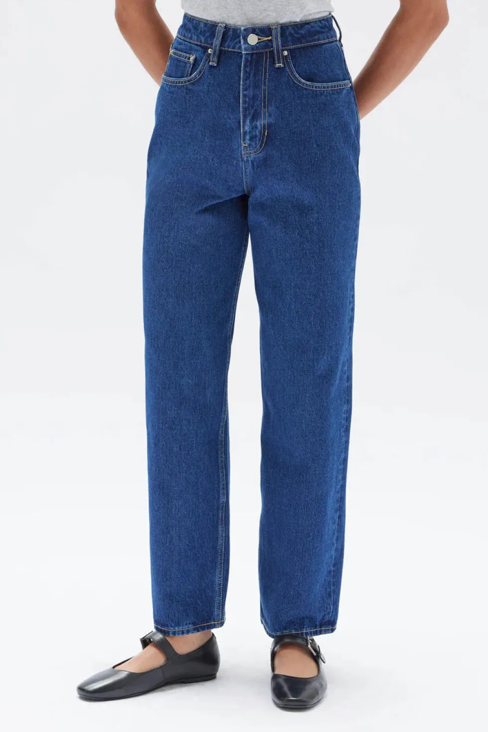 Discount 'Vintage Straight Jean' - Heritage Blue Denim