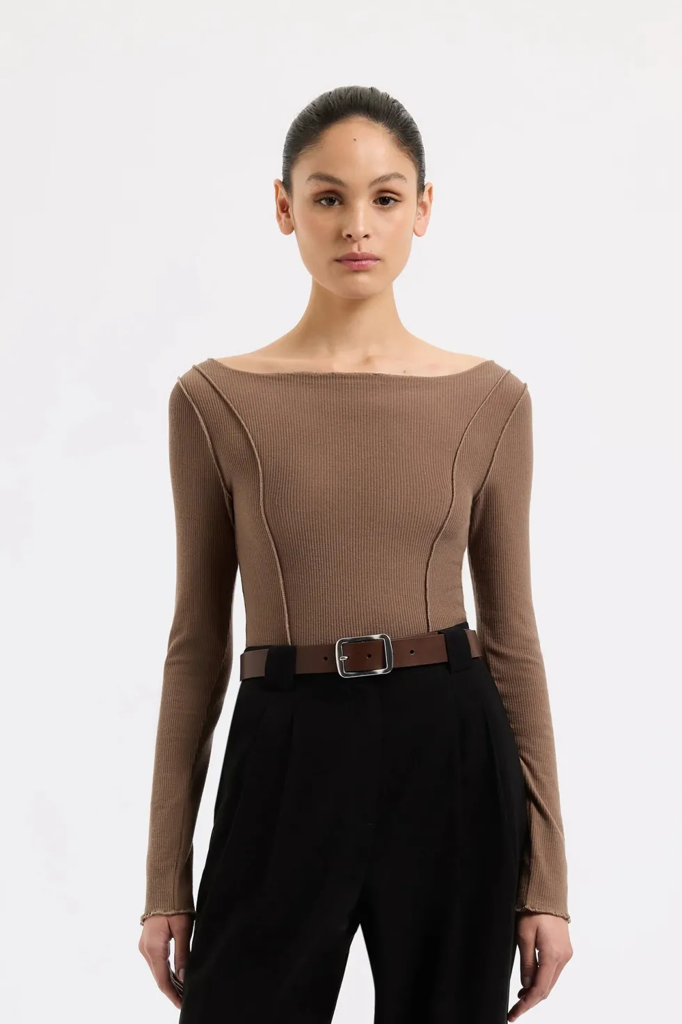 Clearance 'Romee Top' - Chestnut Tops