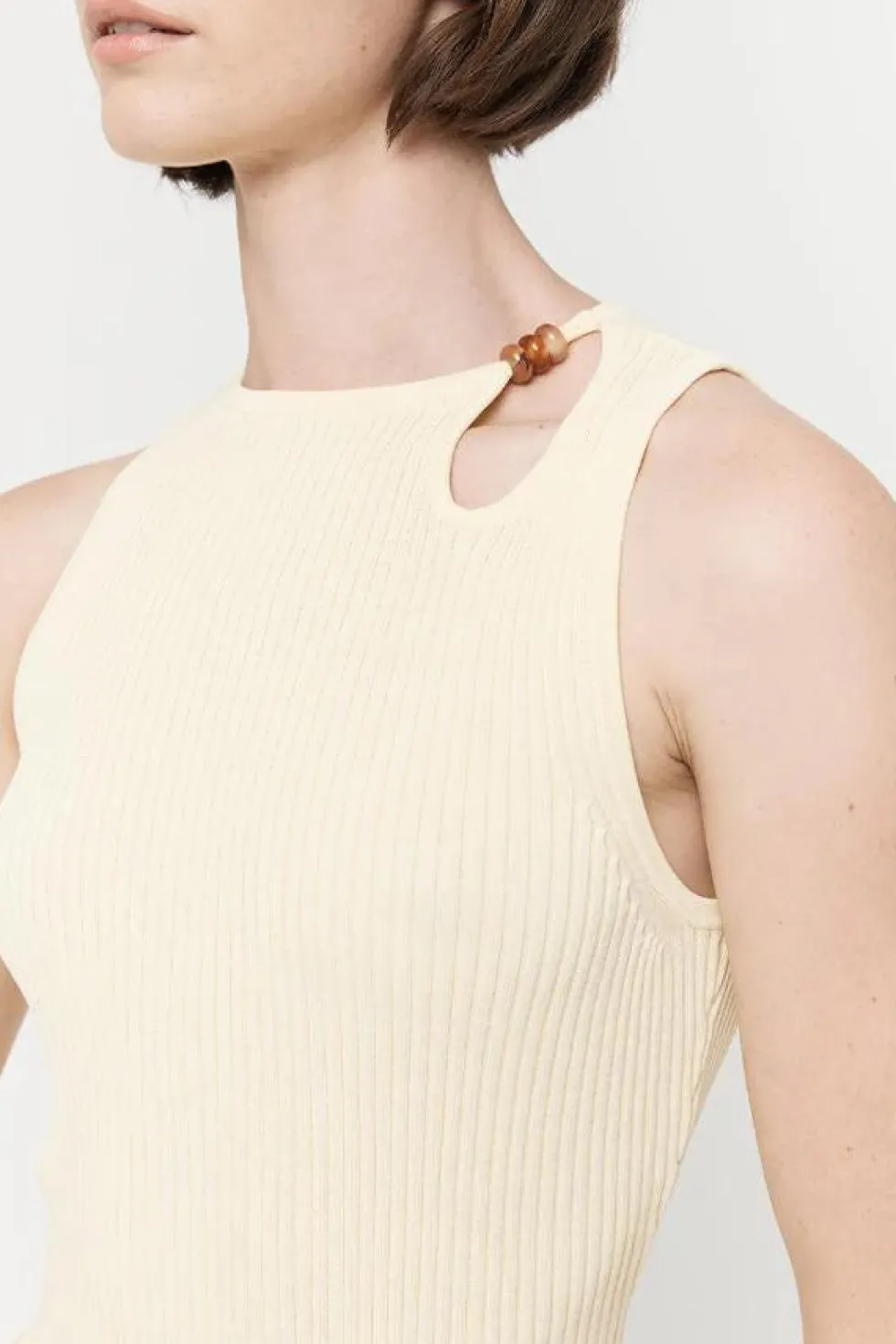 Outlet 'Beaded Knit Top' - Lemon Tops
