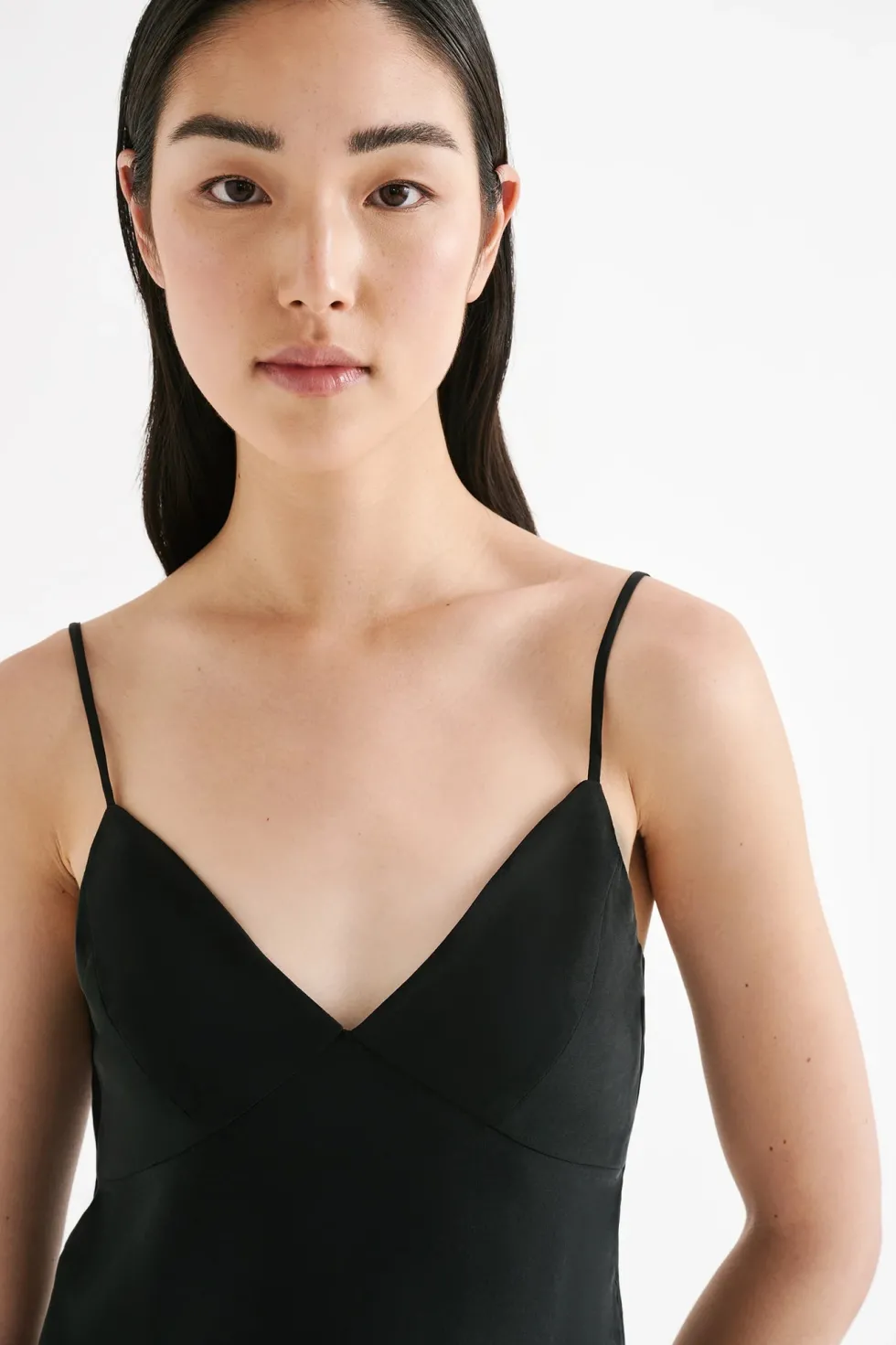 New 'Lea Cupro Cami' - Black Tops