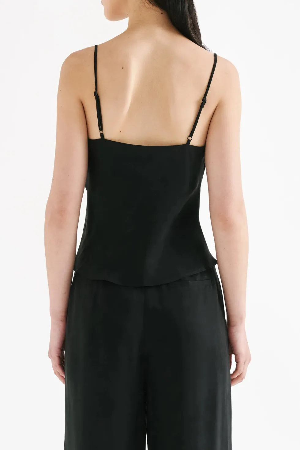 New 'Lea Cupro Cami' - Black Tops