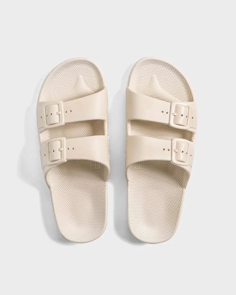 Fashion Slide - Stone Sandals & Slides