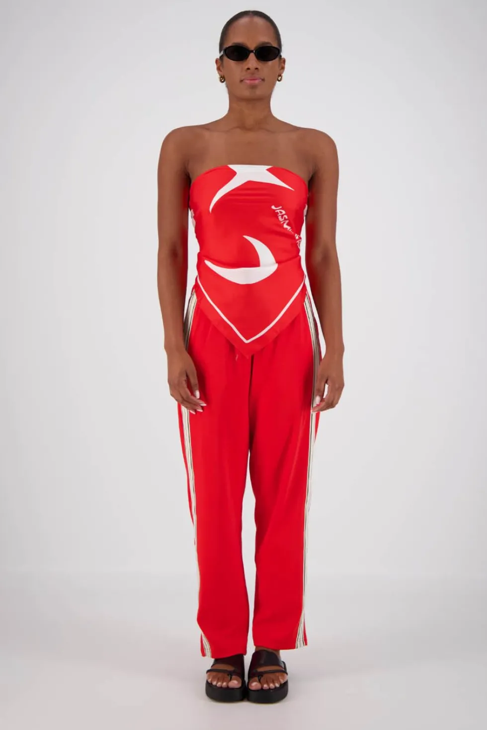 New "Panarea Trackpant"- Red Bottoms